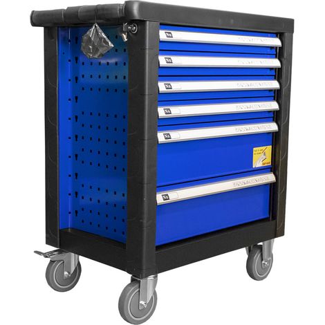 CARRO DE HERRAMIENTAS 6 CAJONES AZUL  JBM53447