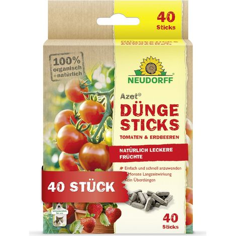 NEUDORFF® Azet® DüngeSticks für Tomaten & Erdbeeren - 40 Sticks (1/5)