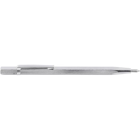 Stylo Graveur Portable pour Verre et Céramique, Outil de Gravure Manuelle (Argenté) (1/2)