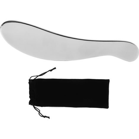Raclette multifonction en acier inoxydable pour détoxification, planche de grattage corporel (1/5)