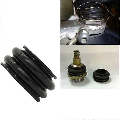 Soufflet en caoutchouc pour rotule de direction Telelever de moto BMW R1200GS Adv 05-14 (compatible R1200ST, R1150R, R1100, R1150GS, R850GS, K1200R) (1/4)