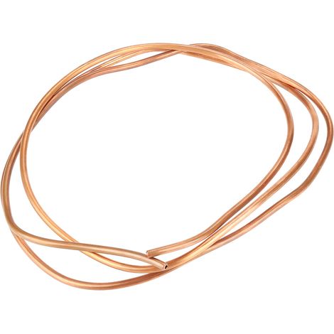 Tube en cuivre souple T2 de 2 m, diamètre intérieur 4 mm, diamètre extérieur 5 mm, épaisseur 0,5 mm, pour la réfrigération (1/5)