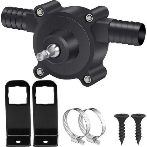 Mini pompe électrique portable pour perceuse, diesel, huile, mazout et eau, pompe de transfert auto-amorçante pour visseuse sans