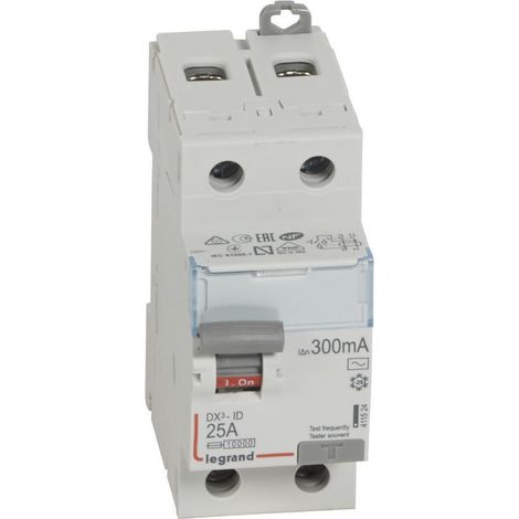Interruttore differenziale DX3 2/25/300AC