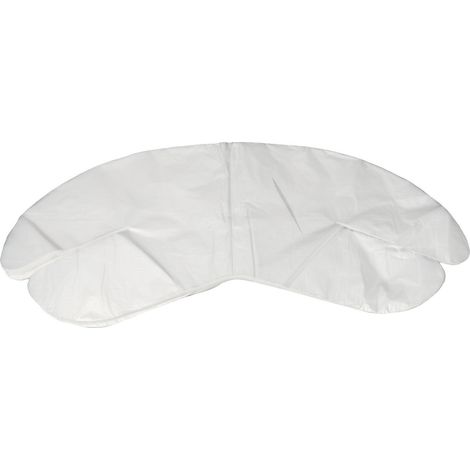 200 masques de cou en plastique jetables et transparents, film hydratant et protecteur pour la beauté et le bricolage (1/5)