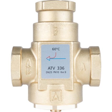 Vanne thermostatique ATV 336 DN25 Rp1" - 60°C - Régulation de température - Installation chauffage (1/5)