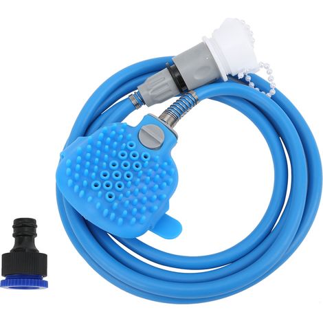 Accessoires de bain pour animaux : sangles réglables, arroseurs de bain fins et flexibles adaptés aux chiens (1/5)