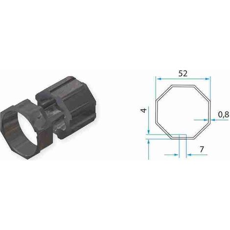 Tm2 45 Adattatore Per Tubo Ottagonale 52mm Faac A45050511s Automazione Garanzia