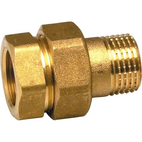 Raccord union laiton à visser MF 33x42 - THERMADOR