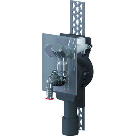 DALLMER Siphon mural pour lave-linge 406 vertical, DN 40/DN 50, 130648