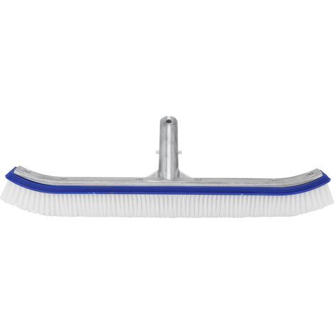 Brosse de piscine avec manche en aluminium pour nettoyer murs, carrelages et sols (1/5)