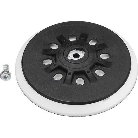 150 mm (6 pouces) Plateau de ponçage 8 trous compatible avec les ponceuses orbitales Bos-ch Festool ETS 150, ETS EC 150, LEX 150, WTS 150/7 498987 (souple),pour Ponceuse Excentrique (1/5)