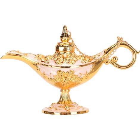 Lampe rétro arabe en alliage de zinc, table de fête, sculpture fine, décoration lumineuse porte-bonheur, accessoire maison. (1/5)