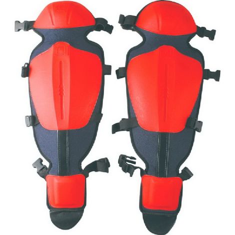 ESPINILLERAS CON PROTECTOR DE RODILLLA ROJA  22341800