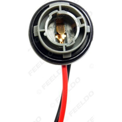 Connecteur automobile BA15S 1156 pour ampoule LED, feu clignotant, faisceau de câblage, prise de lampe