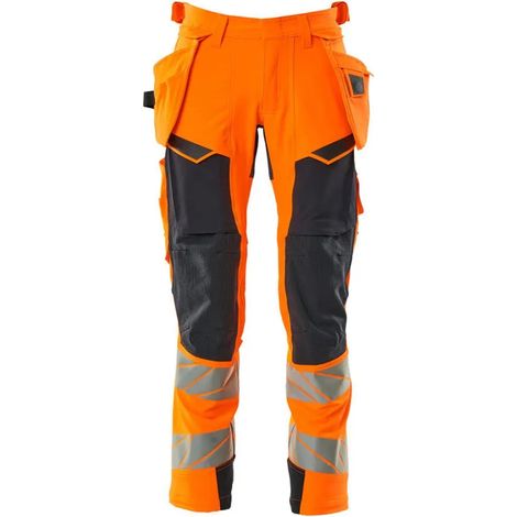 Pantalón de trabajo Mascot accelerate safe 19031 impermeable reflectante