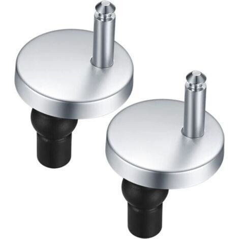 pièces de fixations de charnière de siège de toilette, charnière à dégagement rapide, fixations de charnière de siège de toilette avec vis en caoutchouc de remplacement