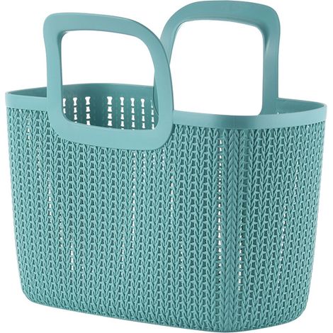 Panier à provisions, panier de pique-nique, rangement, panier à linge portable avec poignée – Panier à linge rectangulaire pliable pour chambre (1/5)