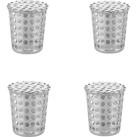 4 Schutzgitter für Abluft (PVC/Edelstahl), geeignet für Innendurchmesser von 1,64 bis 1,98 Zoll perforierter konischer Filter für Abluftkanäle (50 x 40 x 60 mm) (1/5)