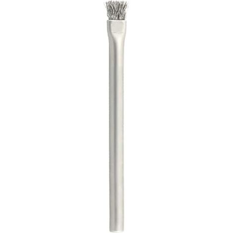 Brosse d'élimination des algues d'aquarium,Brosse d'algues d'aquarium en Acier Inoxydable, utilisée pour éliminer Les algues dans l'aquarium (15 cm) (1/5)
