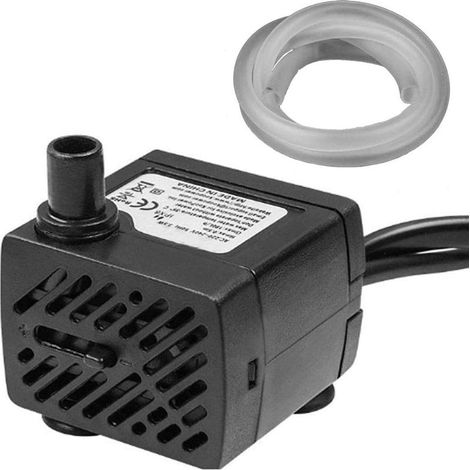 Pompe à eau/à petit aquarium de table ultra-silencieuse 48GPH [180L / H] 3W, bassin à jardin, bateau en mouvement, fontaine (1/5)