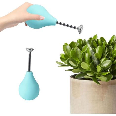 Annaffiatoio verde per piante da interno da 224 ml, piccolo annaffiatoio in silicone morbido, spruzzatore portatile in silicone per piante e fiori, ideale per bonsai, piante delicate e talee.