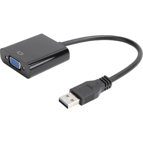 Câble adaptateur USB 3.0 vers VGA 1920x1080, convertisseur audio/vidéo 5 Gbit/s pour Windows 7/8/10 (1/5)