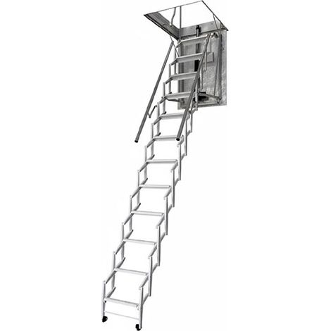 Escalier escamotable électrique: ouverture du plafond de 70x110cm - ELEC70/110-325