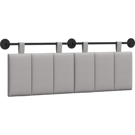 Maison Exclusive - Testiera sospesa Grigio Nuvola Tessuto