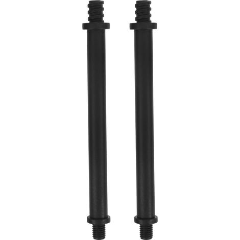 Lot de 2 Manches de Rechange M10 pour Brosse de Toilette, Noir (1/5)