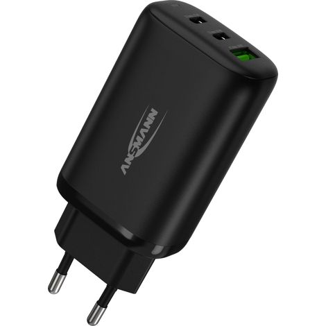 Ansmann Home Charger HC365PD Chargeur USB 65 W 1x USB-A, 2x USB-C® Power Delivery noir intérieure D277102 (1/4)