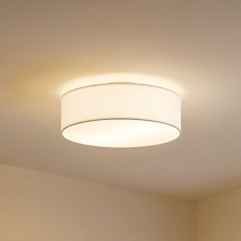 [NEUWERTIG] B-Ware Lindby Deckenlampe Sebatin Hängelampe Lampe Leuchte Ø 40 cm E14 3-flammig creme (1/2)