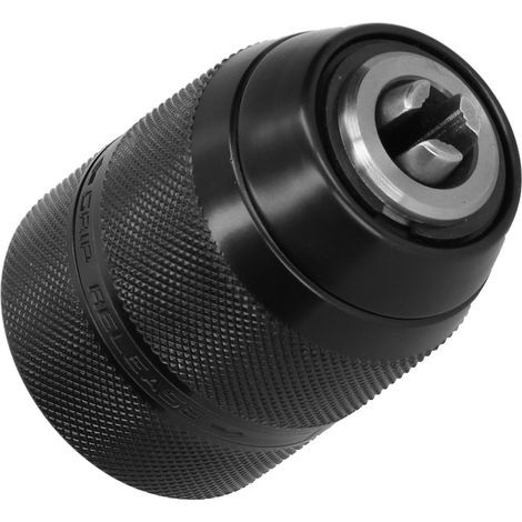 Mandrin de perçage à grand trou, connecteur fileté à serrage manuel, visserie entièrement métallique, filetage 2-13 mm, filetage 1/2-20UNF (1/5)