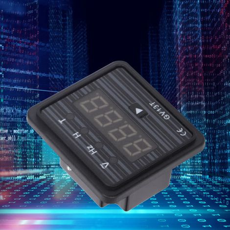 3-in-1 Digitalmessgerät mit Spannungs-, Frequenz- und Stoppuhrfunktion GV13T 220 V/380 V, Digitalanzeige, Einphasen- und Dreiphasenstecker, Stromzähler (1/5)