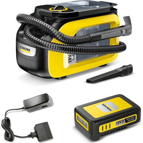 KARCHER SE 3-18 (avec Batterie) Aspirateur Nettoyeur canapé moquette sans fil - Injecteur Extracteur (1/5)