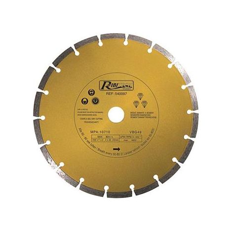 Disque Diamanté à Segment 230/A Gamme Pro (1/3)