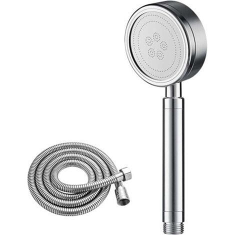 Robinet de douche haute pression en acier inoxydable 304 résistant à la corrosion – Ensemble complet avec flexible de 1,5 m, idéal pour salle de bain moderne (1/4)
