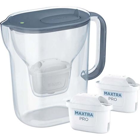 Dzbanek filtrujący brita style essential+2 wkłady maxtrapro pp (2,4l ciemnoniebieski) (1/5)