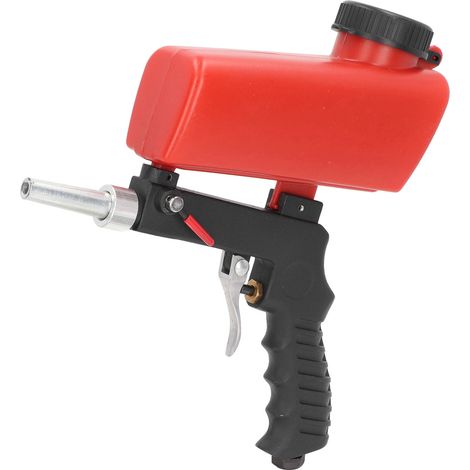 Pistolet de sablage à gravité portable, kit de sablage pneumatique, machine de sablage antirouille, kit de pistolet de sablage à alimentation forcée, pistolet de sablage portatif (1/5)