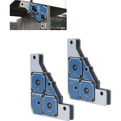 FM5-M Magnetschweißgerät mit Doppelschalter, 50 kg starker Magnet, 90°-Winkelpositionierung, magnetisches Spannhilfsmittel für das Elektroschweißen (1/5)