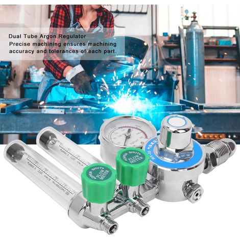 WX‑55X‑2L Régulateur de pression argon bi-tube débitmètre gaz réducteur CGA540 métrique (1/5)