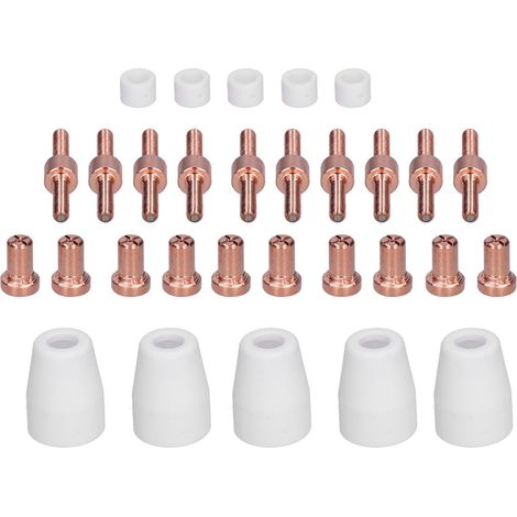 Kit de 30 pièces consommables pour torche de découpe à plasma (buse d'électrode PT-31), accessoires de soudage et de découpe (1/5)