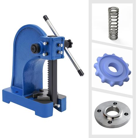 Handauslöser, max. Arbeitsdruck 1T / 2204,62 lbs, Handwellendrucker, 5,5 Zoll erhöht, geeignet für Dehnen, Stanzen und Formen (1/5)