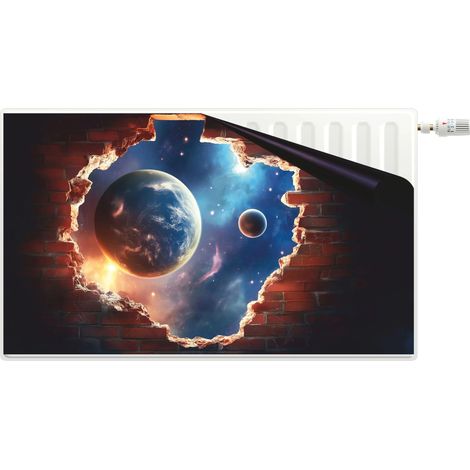 Tapis de radiateur magnétique décoratif 3D Space 60 x 100 cm (1/5)