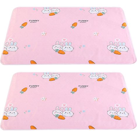 Tapis à Langer - Imperméable Réutilisable Portable pour Bébé et Adulte - 2 Pièces (1/5)