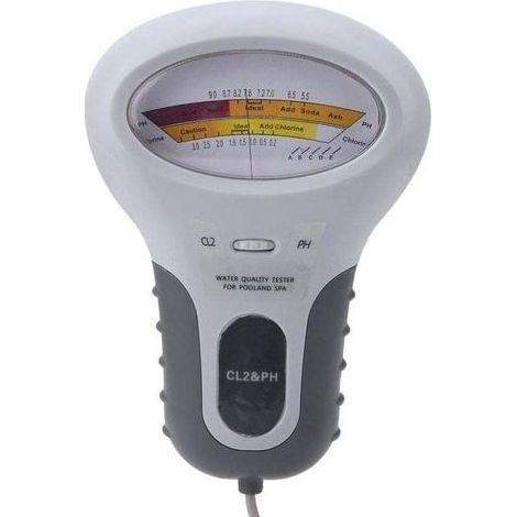 Testeur numérique de chlore et pH – Écran LCD multifonction – Sonde pour piscine et spa – Précision rapide et étalonnage facile