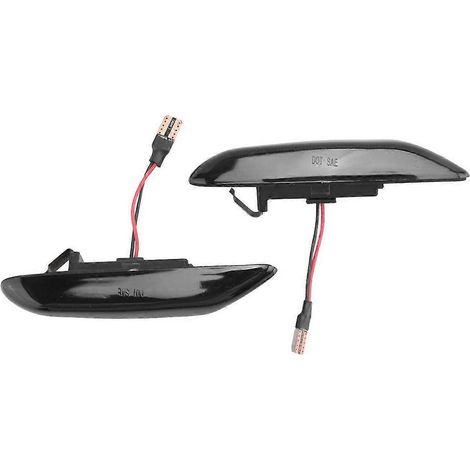 Luz intermitente LED dinámica lateral para guardabarros, luz secuencial para BMW Serie 1, 3, 5 y X E46 (1/4)