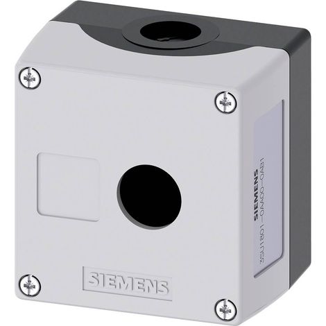 Siemens pulsantiera vuota grigia 1 foro 3su18010aa000ab1 (1/3)