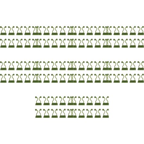 (100 pièces) Clips de fixation pour plantes grimpantes, crochets et attaches auto-adhésifs pour lianes et rotin, fixation invisible pour plantes grimpantes. (1/4)