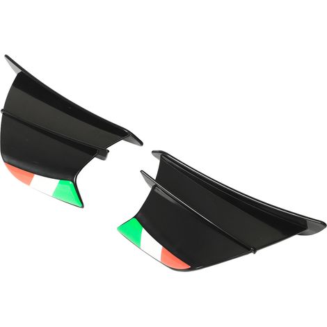 Paire d'ailerons latéraux carénage moto aérodynamique pour NINJA 400 250 Z900 Z1000 noir (1/5)